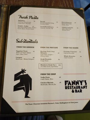 Menu photo 7 Fanny's Bloomfield, NJ