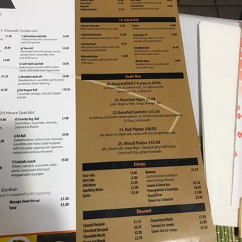 Oishi - Menu right - Sushi Bars Near Me - Brentford, XGL Oishi - Menu right - Sushi Bars Near Me - Brentford, XGL