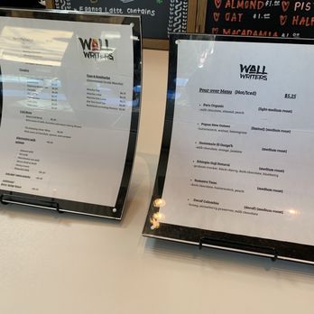 Wall Writers Coffee - Menu (Nov 2023) - Coffee & Tea Near Me - Irvine, California Wall Writers Coffee - Menu (Nov 2023) - Coffee & Tea Near Me - Irvine, California