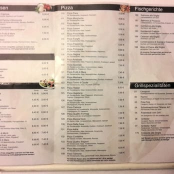Adria - Die Speisekarte - Pizza Near Me - Bischofsmais, BY