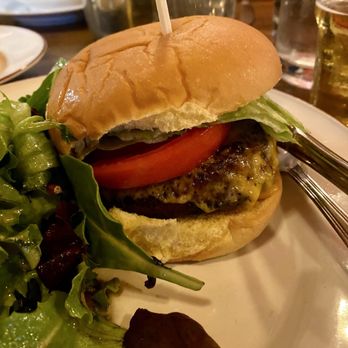 Rowdy Hall - Rowdy burger (subbed salad for fries) great dressing! Yummy beefy burger. - Pubs Near Me - Amagansett, New York Rowdy Hall - Rowdy burger (subbed salad for fries) great dressing! Yummy beefy burger. - Pubs Near Me - Amagansett, New York