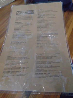 Menu photo 1 Jules' Bistro St. Cloud, MN