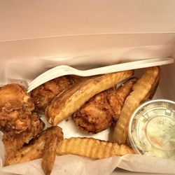 Broaster Kitchen - 3 Leg Lunch + wing