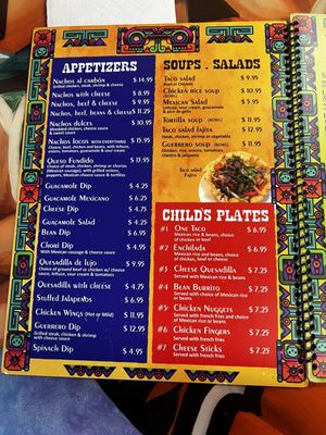 Menu photo 2 Los Guerreros Pinellas Park, FL Menu photo 2 Los Guerreros Pinellas Park, FL