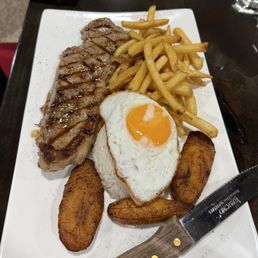 Bistec a lo Pobre