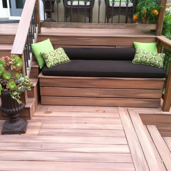 With Fencing - Fiberon tropics decking - Fences & Gates Near Me - Brisbane, California