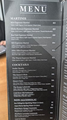 Menu photo 5 1824 Cocktails & Coffee Ann Arbor, MI Menu photo 5 1824 Cocktails & Coffee Ann Arbor, MI
