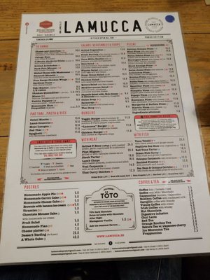 Menu photo 2 Lamucca Madrid, M