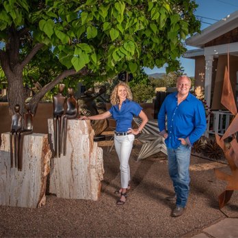 Inart - Owner/Curator Mike McKosky and Angela McGuire Director of Operations - Art Galleries Near Me - Santa Fe, New Mexico