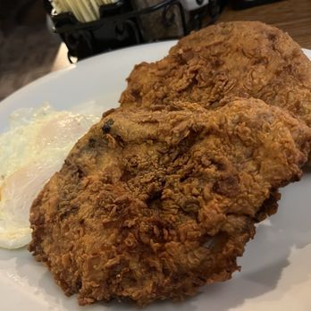 Ol' South Pancake House - Fried pork chops and eggs - Breakfast & Brunch Near Me - Fort Worth, Texas Ol' South Pancake House - Fried pork chops and eggs - Breakfast & Brunch Near Me - Fort Worth, Texas