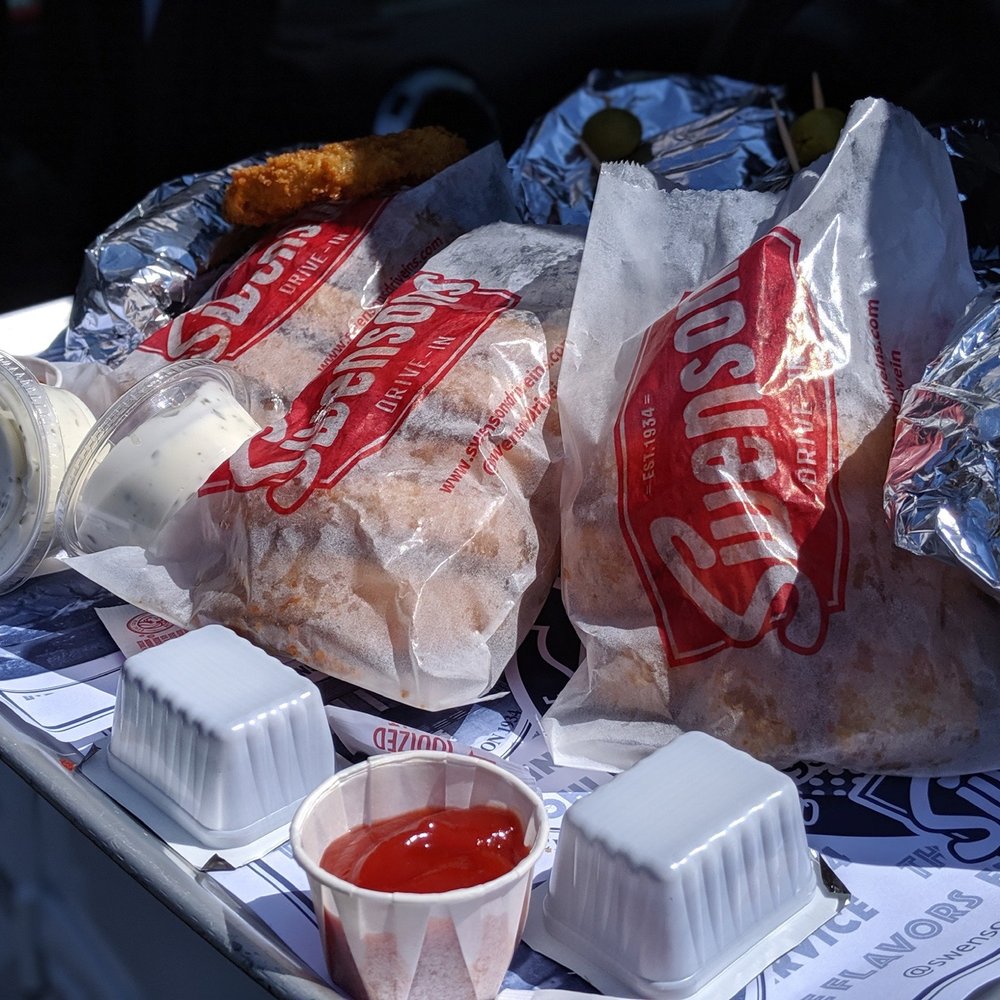 Swensons Drive-In - a tray of food - Fast Food Near Me - New Albany, Ohio Swensons Drive-In - a tray of food - Fast Food Near Me - New Albany, Ohio