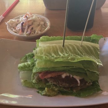 Burger Village - Lettuce wrap impossible burger with coleslaw - Burgers Near Me - Brooklyn, New York Burger Village - Lettuce wrap impossible burger with coleslaw - Burgers Near Me - Brooklyn, New York