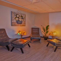 Salt Essentials Wellness - Relax in our lounge between services.