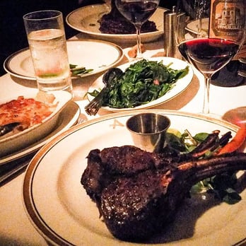 Arroyo Chop House - Lamb Chops $47, Braised Spinach $9,  ACH Black forest ham Mac & Cheese $11, Tomahawk Steak $110, Corkage Fee $30, Experience Priceless. - Steakhouses Near Me - Pasadena, California
