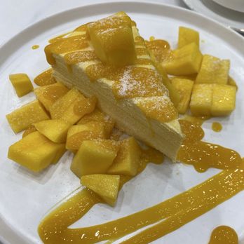 Mango Mango Dessert - S1 Mango Mille Crepe Cake (Slice) - Desserts Near Me - Las Vegas, Nevada Mango Mango Dessert - S1 Mango Mille Crepe Cake (Slice) - Desserts Near Me - Las Vegas, Nevada