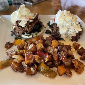 Riviera House - Short rib Benedict. - Seafood Near Me - Redondo Beach, California Riviera House - Short rib Benedict. - Seafood Near Me - Redondo Beach, California