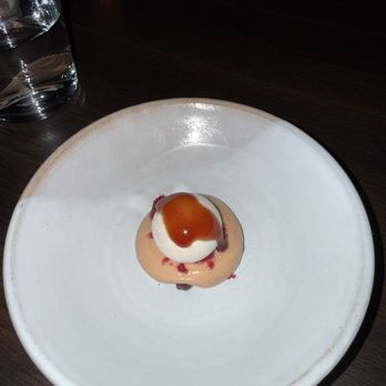 Lazy Bear - Dessert #1 (Pomegranate Ice Cream) - New American Near Me - San Francisco, California Lazy Bear - Dessert #1 (Pomegranate Ice Cream) - New American Near Me - San Francisco, California