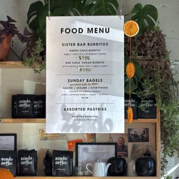 Zendo Coffee - Food menu - Coffee & Tea Near Me - Albuquerque, New Mexico
