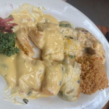 Abuelo's Mexican Restaurant - Enchilada Platter with rice and Papas Con Chile - Mexican Near Me - Hurst, Texas Abuelo's Mexican Restaurant - Enchilada Platter with rice and Papas Con Chile - Mexican Near Me - Hurst, Texas