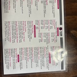 Fuzion Express II - Menu