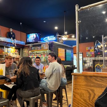 Parkside Public - View from our booth. - Burgers Near Me - Rogers, Arkansas