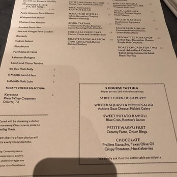 Cured - Dinner menu is small yet wonderful options - Cocktail Bars Near Me - San Antonio, Texas Cured - Dinner menu is small yet wonderful options - Cocktail Bars Near Me - San Antonio, Texas