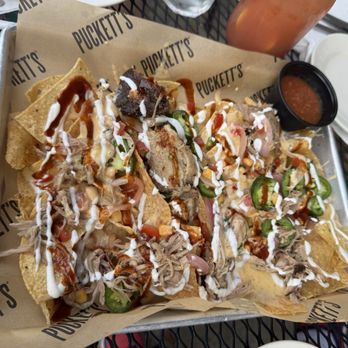 Puckett's Restaurant - Pucketts BBQ nachos - Barbeque Near Me - Franklin, Tennessee