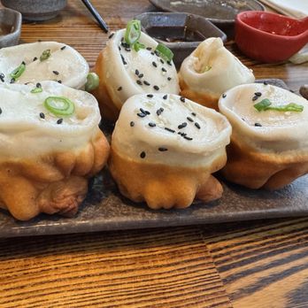 Dumpling Hours - Pan fried Juicy Pan-Fried Pork Buns - Dim Sum Near Me - Oakland, California