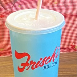 My strawberry milkshake was delicious- it had whipped cream and a cherry on the top.