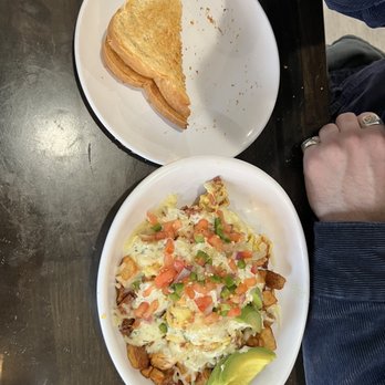 Brunch House - Cali Scram with sourdough toast - Breakfast & Brunch Near Me - Muskegon, Michigan