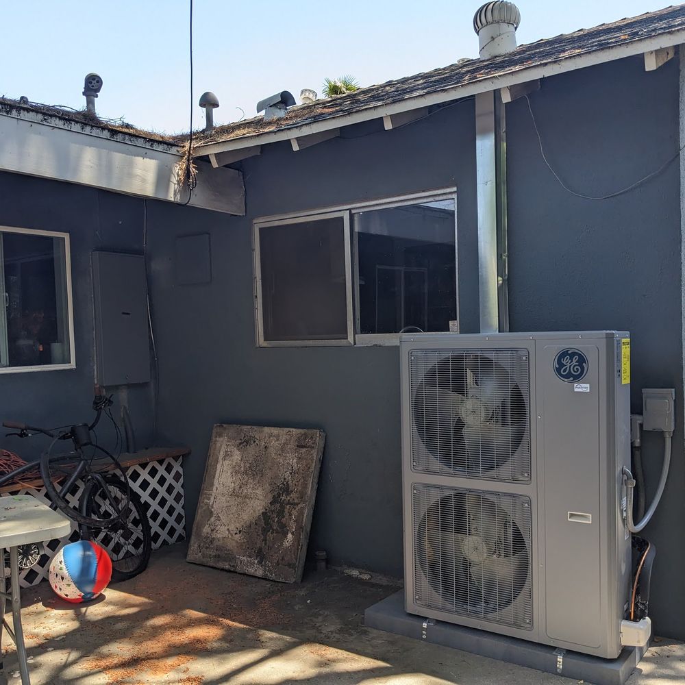 Jay's AC - Installed this powerful and quiet GE Brand inverter unit, for a new 5-ton central air heat-pump system. - Heating & Air Conditioning/HVAC Near Me Jay's AC - Installed this powerful and quiet GE Brand inverter unit, for a new 5-ton central air heat-pump system. - Heating & Air Conditioning/HVAC Near Me