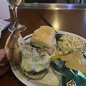 Brunner's Tavern - Chicken in the grass- grilled sandwich - Pubs Near Me - Buffalo, New York