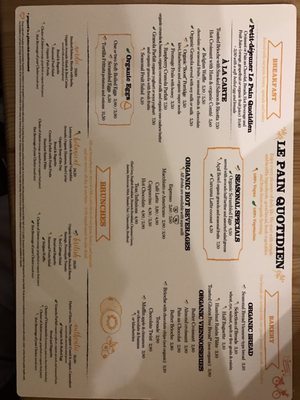 Menu photo 5 Le Pain Quotidien Paris, 75