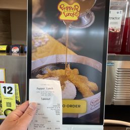 The kiosk where you order The kiosk where you order