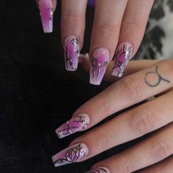 Acrylic nail art designs
