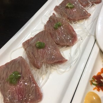 Senro Sushi - Seared wagu. Yummy but so small portion for the price. - Sushi Bars Near Me - San Jose, California Senro Sushi - Seared wagu. Yummy but so small portion for the price. - Sushi Bars Near Me - San Jose, California