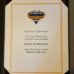 Queen Of Dragons - Thank you city of lake shasta! We love working with the community!
