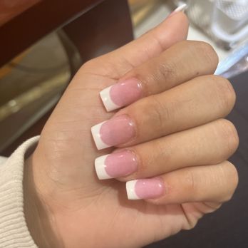 Dainty Nails - Pink & White French Tip Nails - Nail Salons Near Me - Lake Mary, Florida Dainty Nails - Pink & White French Tip Nails - Nail Salons Near Me - Lake Mary, Florida