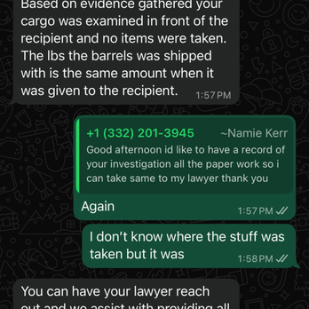Laparkan Trading - Did an entire investigation and refusing to give the customer that paid them the documentation of said investigation diabolical - Shipping Centers Near Me - Brooklyn, New York