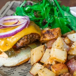 Vibe Gastropub - Vibe Burger with House Fries
