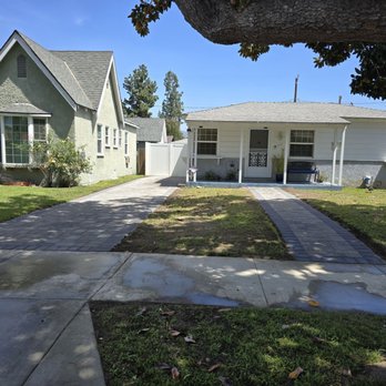 Eminent Construction - Beautiful new front walkway and driveway. - Landscaping Near Me - Encino, California