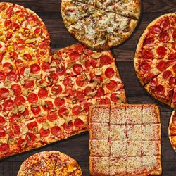 Fox’s Pizza Den - Many Sizes of Pizzas...