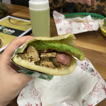 Rika Arepa Express - #2 Arepa with grilled chicken and sausage - Venezuelan Near Me - Las Vegas, Nevada
