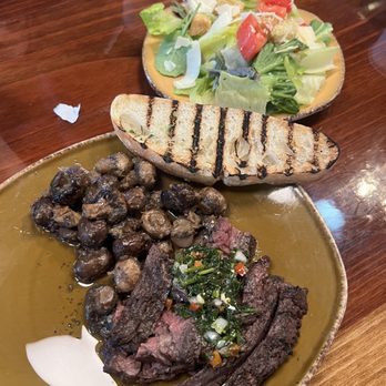 Urban Plates - Chimichurri Grass Fed Steak w/ Roasted Mushrooms with Garlic Parmesan Butter & Caesar Salad - Salad Near Me - Irvine, California