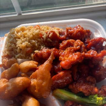 Lin Cuisine - Combo Dinner Orange Chicken with Sweet & Sour Chicken & Fried Rice - Chinese Near Me - Sand Springs, Oklahoma Lin Cuisine - Combo Dinner Orange Chicken with Sweet & Sour Chicken & Fried Rice - Chinese Near Me - Sand Springs, Oklahoma