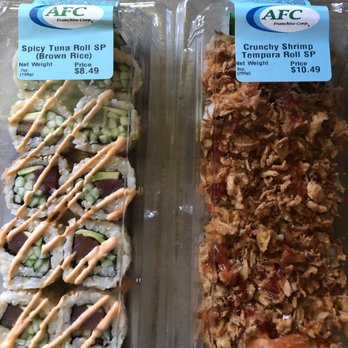 Publix Super Markets - Spicy Tuna Roll and Crunchy Shrimp Tempura Roll - Grocery Near Me - Clearwater, Florida Publix Super Markets - Spicy Tuna Roll and Crunchy Shrimp Tempura Roll - Grocery Near Me - Clearwater, Florida