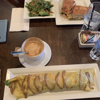 Kafe Neo - Panini and mushroom crepe! - Cafes Near Me - Totowa, New Jersey