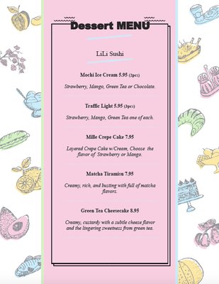 Menu photo 3 Lili Sushi Carol Stream, IL Menu photo 3 Lili Sushi Carol Stream, IL