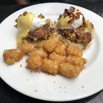 Bay Local Eatery - Crab Cake Benedict - Breakfast & Brunch Near Me - Virginia Beach, Virginia