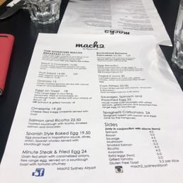 Breakfast menu as of June 2019 Breakfast menu as of June 2019
